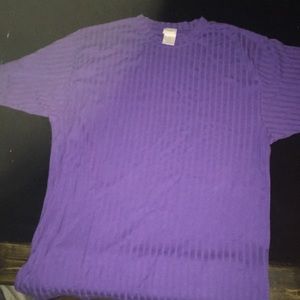 Men's Honors Casual short sleeve shirt purple sz L